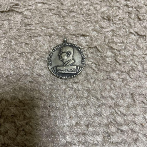 Deming Award 10th Anniversary Medal 1960 #a8d0cb