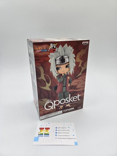 Naruto Shippuden Jiraiya Qposket Action Figure Nuovo - Foto 3 di 3