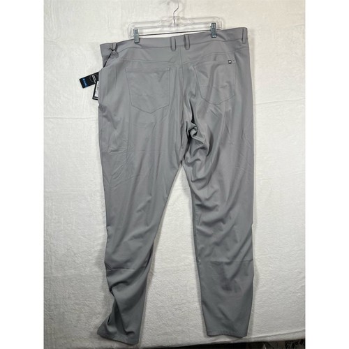 TravisMathew Men's Gray Dress Pants Size 42x30 Big & Tall Fit Enhanced Stretch - Picture 11 of 12