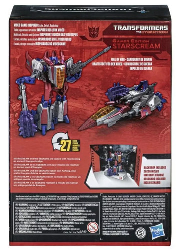 Transformers War For Cybertron Studio Series Voyager 06 Gamer Edition Starscream - Bild 2 von 2