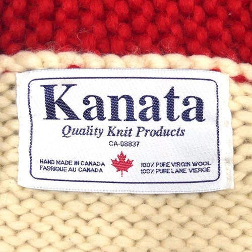 KANATA Cowichan Knit Sweater HN2127 Size XL Made in Canada - Picture 10 of 24