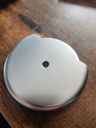 Brushed Aluminum 50 Year 2007-2056 Perpetual Calendar 3.5" Paperweight Otto Bock - Picture 4 of 6
