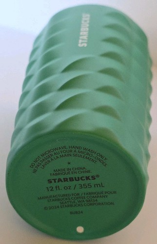 NEW Starbucks 2024 Green Studded Ceramic Tumbler - Picture 2 of 6