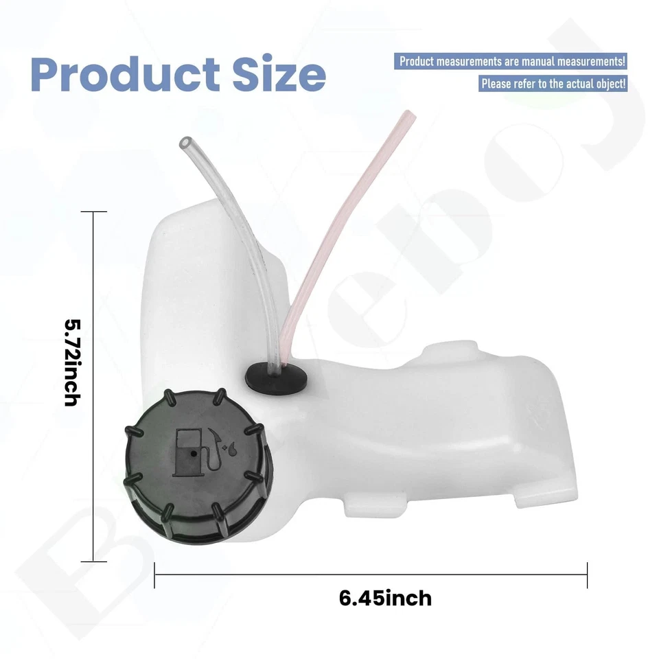 Conjunto de tanque de combustible 545180870 compatible con Husqvarna 125B 128C 128LD 128R Foto 2 de 4