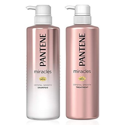 Pantene Miracles Shampoo Pump 500mL + Treatment 500g Set