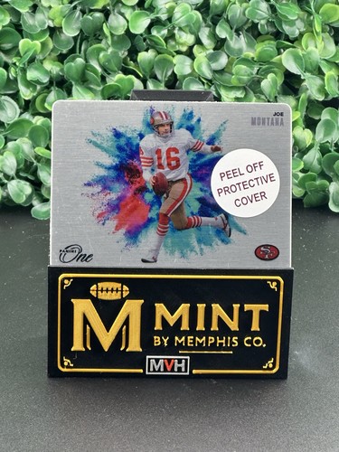 JOE MONTANA *Case Hit* 49ers 2024 Panini One Metal #CB-JMA, COLOR BLAST!! - Picture 1 of 2