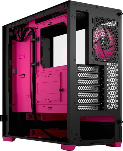 Fractal Design Pop Air RGB Magenta Core - Tempered Glass Clear Tint - Honeycomb - Afbeelding 9 van 10
