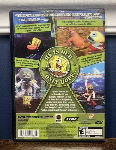 SpongeBob Schwammkopf: Battle For Bikini Bottom PS2 Greatest Hits - Bild 2 von 3