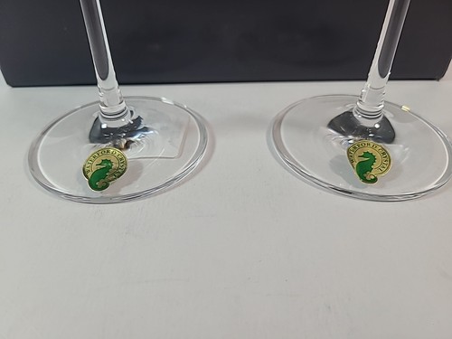 Waterford Crystal Fitzgerald set di 2 bicchieri palloncini brandy con piedini nuovi - Foto 2 di 11