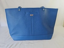 New With Tags Thirty-One Style Setter Tote Daring Cobalt Blue Petal Punch Jewell