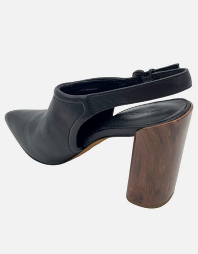 Mula Vince de cuero pura negra para mujer talla 41/US10 NUEVA SIN CAJA - Imagen 4 de 10