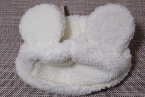 Tokyo Disney Resort Japan limitiert Mickey Mouse Ohr Mütze flauschig Boa weiß Winter - Bild 11 von 14