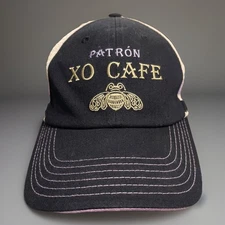 New PATRON XO CAFE HAT CAP SNAP BACK BLACK MESH TRUCKER ADJUSTABLE