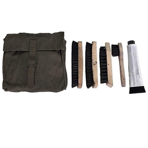 Bundeswehr Schuhputz Bürsten Set Schuh Schuhputzset Schuhlöffel Bürste 6 tlg - Bild 3 von 3