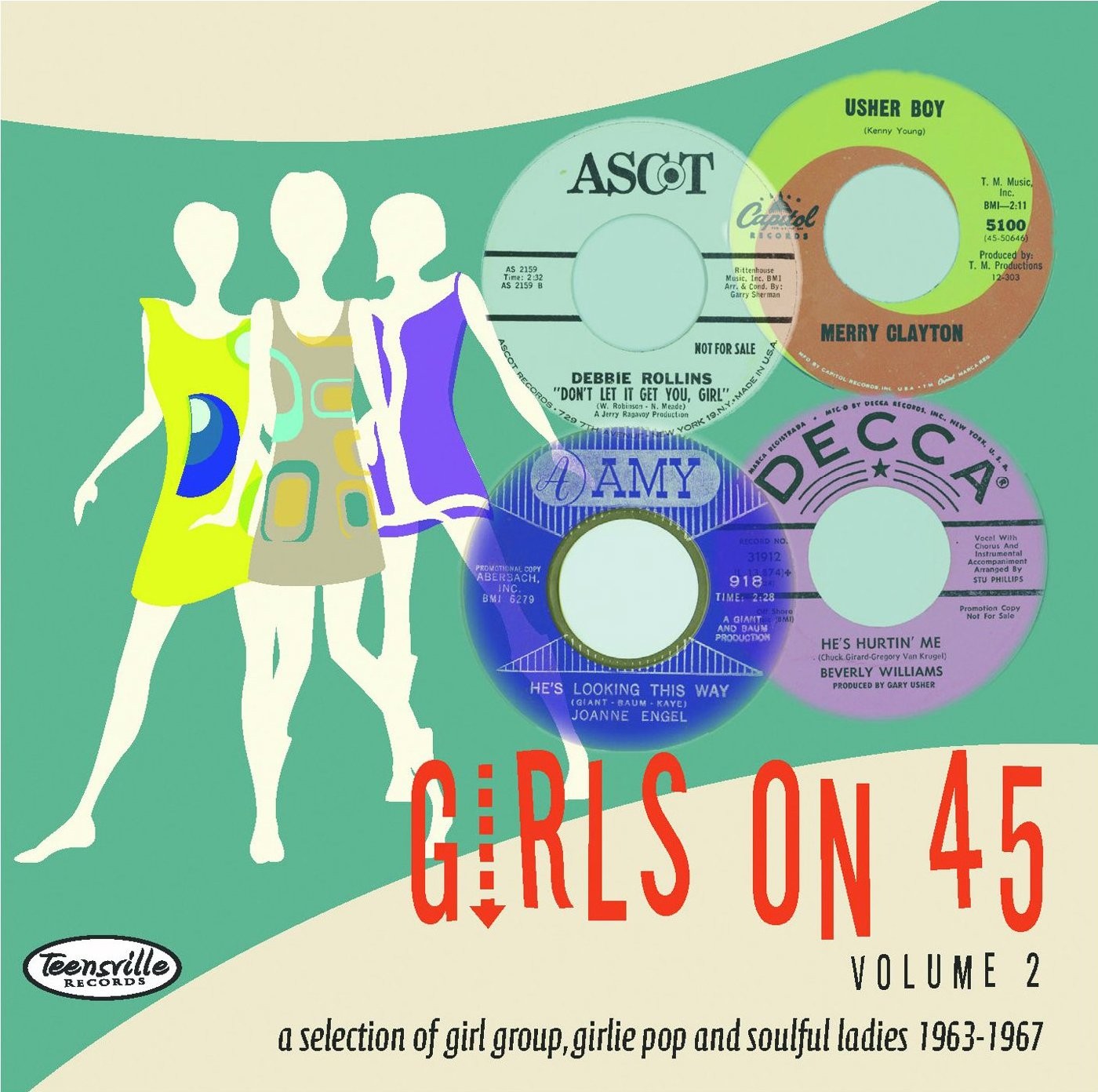 Girls on 45 / 2 [Audio CD] Various Artists [Tracked 24 Post]