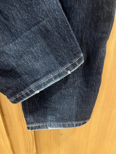 Womens Levi's 524 TOO SUPERLOW SKINNY Stretch Skinny Blue Jeans W32 L32 Size 15 - Picture 9 of 12