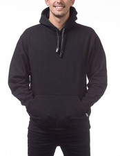 Pro Club Mens Heavyweight Pullover Hoodie 13oz 2XL-Large Black