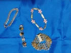 4 VTG Costume Jewelry Bracelets Pre-owned from the 70s/80s