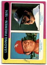 1975 Topps 1974 Leading Firemen - Terry Forster/Mike Marshall Chicago White