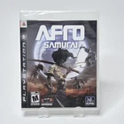 SONY PS3 PlayStation 3 AFRO SAMURAI 2009 Namco Bandai Black Label Factory Sealed