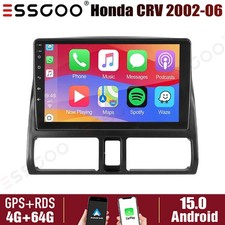4+64GB For Honda CRV-2 2002-2006 Android 15 Car Stereo Radio GPS Sat Nav Carplay