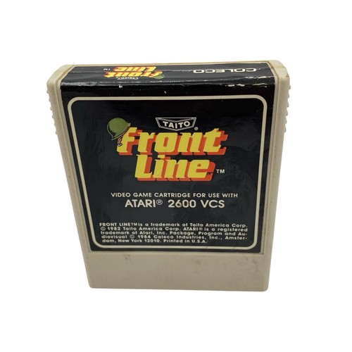 Front Line (Atari 2600, 1984) solo cartuccia autentica testata e funzionante - Foto 2 di 4