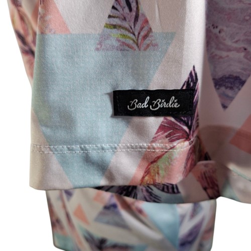 Bad Birdie Golf Polo Shirt Cali Geometric Trees Ocean Course Hokuala Mens XXL - Picture 6 of 9