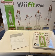 Nintendo Wii Fit Plus Game & Balance Board With Box Manual