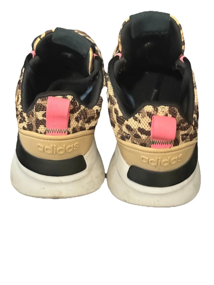 Talla 4 - Niños Adidas Racer Tr21 Cheetah Zapatos para Correr Leopardo Estampado Animal Foto 2 de 4