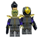 2x custom Black Sun minifigures - Star Wars lego Clone Wars