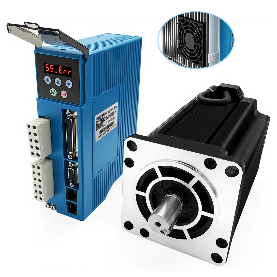 3 Phase NEMA42 Closed loop Stepper motor 19mm shaft hybrid servo driver CNC kit - Image 2 of 4