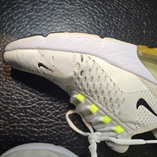 Nike Air Max 270 Damen Gr. 8 Sneaker weiß/knochen/volt AH6789-108 - Bild 4 von 8