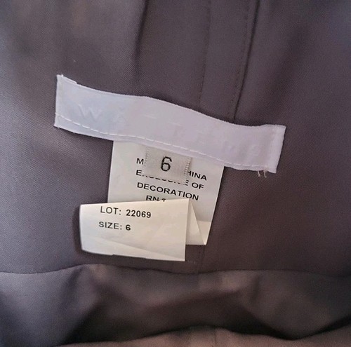 Watters & Watters Candy Bobbinet Sweetheart Neck Bridesmaid Dress NWT Sz6 - Picture 8 of 8