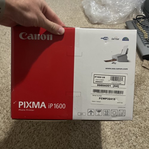 Canon PIXMA IP1600 Digital Photo Inkjet Printer New in Sealed Box - 第 8/8 張圖片