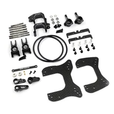 Yeah Racing YKDF-S02BK Alum & Carbon Essential Conversion Kit Black for SDFW 91