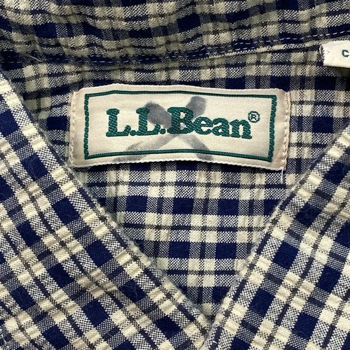 VTG L.L. Bean Button Up Long Sleeve Men’s Sz S Plaid Pocket Outdoor Regular - Picture 3 of 6
