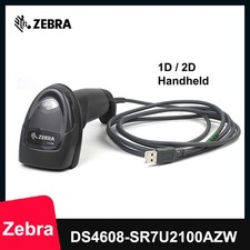 Zebra DS4608-SR7U2100AZW 2D Imager USB Handheld Barcode Scanner Reader w/ Cable