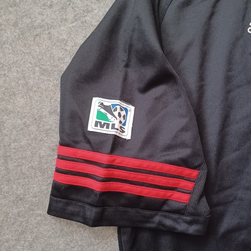 Vintage Adidas DC United MLS Soccer Jersey Mens Large Black Logo Short Sleeve - Picture 10 of 16