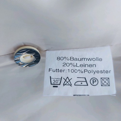 *Folk Line* Gr. 46 Damen Blazer Trachtenmode Baumwolle/Leinen sehr guter Zustand - Bild 9 von 9