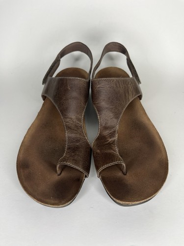 DANSKO 'Reece' Brown Leather Ankle Strap Toe Loop Sandals EUR 39 ≈ US 8.5 - Picture 15 of 15