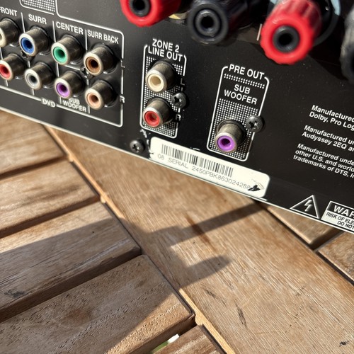 ONKYO TX-SR606 7.1 Channel 110 Watt AV Receiver with Remote  - Picture 16 of 19