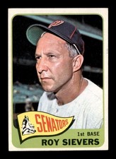 1965 Topps #574 Roy Sievers   VG/VGEX X3489202