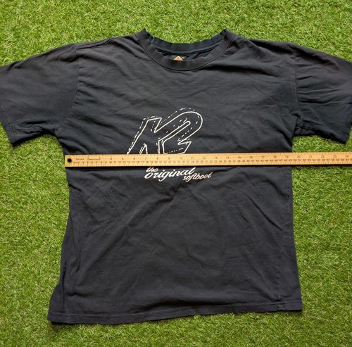 Vintage K2 T-Shirt Gr. Medium schwarz Schnee Ski Street Rundhals distressed - Bild 6 von 11