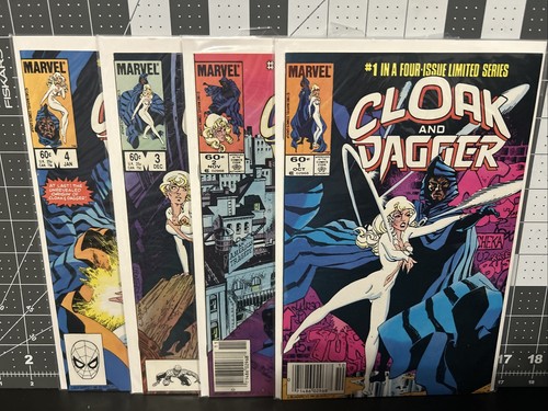 1983 Marvel Comics Cloak And Dagger Complete Set #1-4 Vf+/Vfnm Vintage Mcu