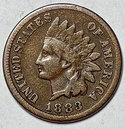 Indian Head Penny Lot of "1" VERY NICE 1883 GOOD OR BETTER°$ FREE SHIPPING $#V15