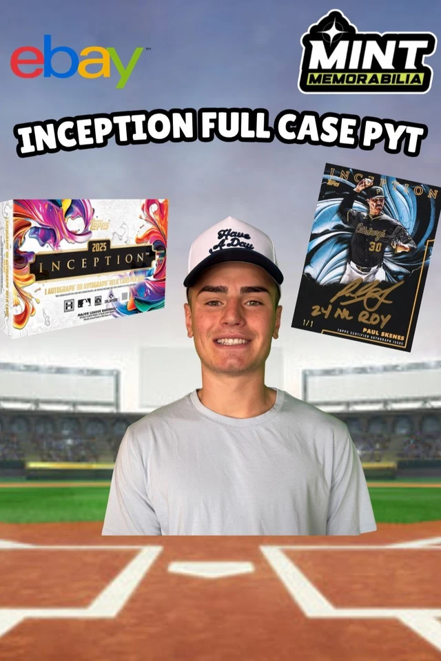 FULL CASE 2025 TOPPS INCEPTION BASEBALL HOBBY W/ PAUL