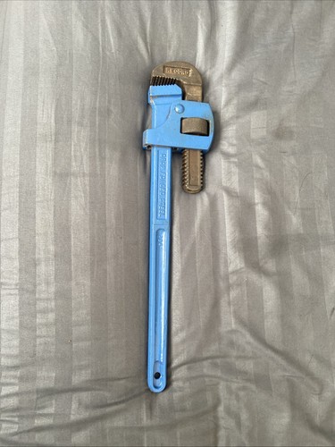 Record 18” Stilson Type Pipe Wrench In Good Used Condition