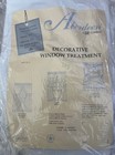 Vintage 60"W x 30"L Tailored Curtain Panel Decorative Window Treatment White