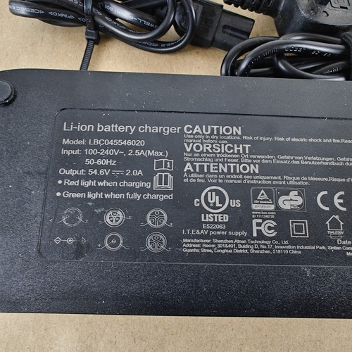 Original LBC045546020 E-Bike Akku Ladegerät 54,6V 2A - Bild 2 von 6