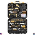 198-Piece Home Repair Tool Kit, Wrench & Plastic Toolbox, Hand Tool Set